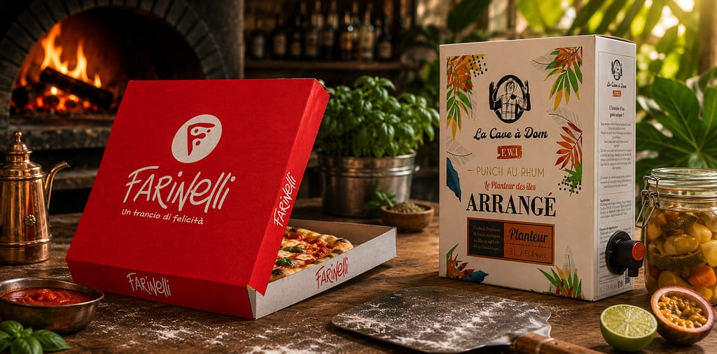 création de packaging personnalisés par JA Design graphiste à Bordeaux