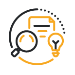 pictogramme illustration recherche par JA Design graphiste à Bordeaux