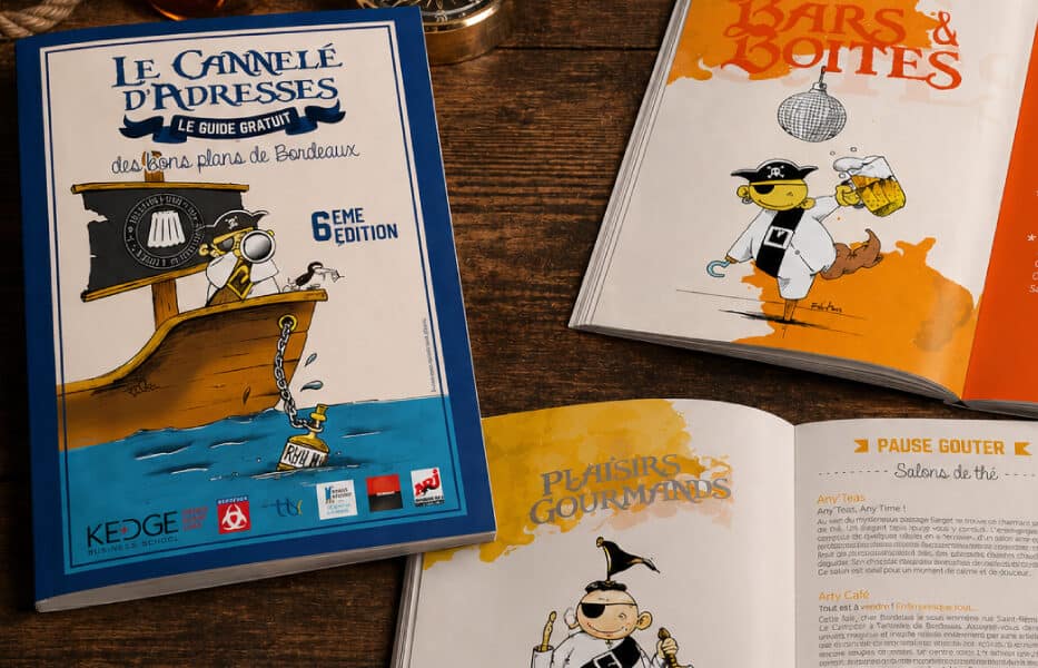 guide étudiant illustré par JA Design graphiste à Bordeaux