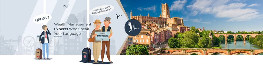 bannière web avec illustration vectorielle personnalisée pour DTB Wealth Management - JA Design graphiste à Bordeaux