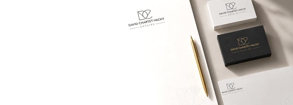 Logo et charte graphique DCV pour un notaire par JA Design
