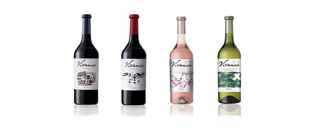 Tendances Étiquettes Vin et Spiritueux 2024 - Etiquette bouteille de vin Bodegas Vivanco