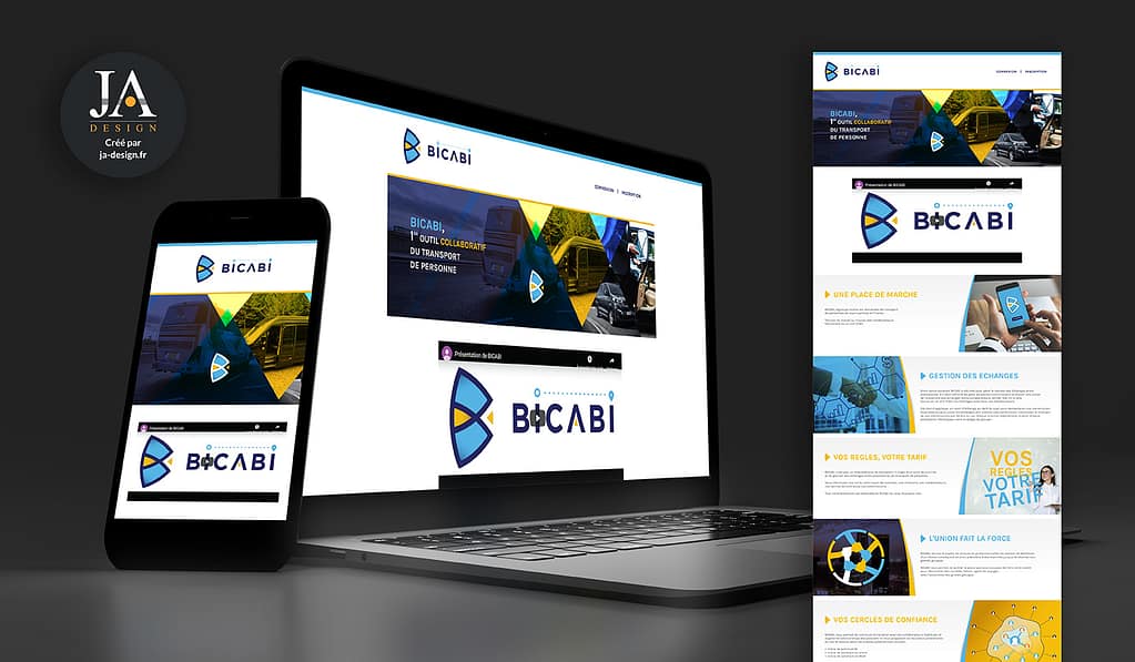 Web design - Maquette de site internet