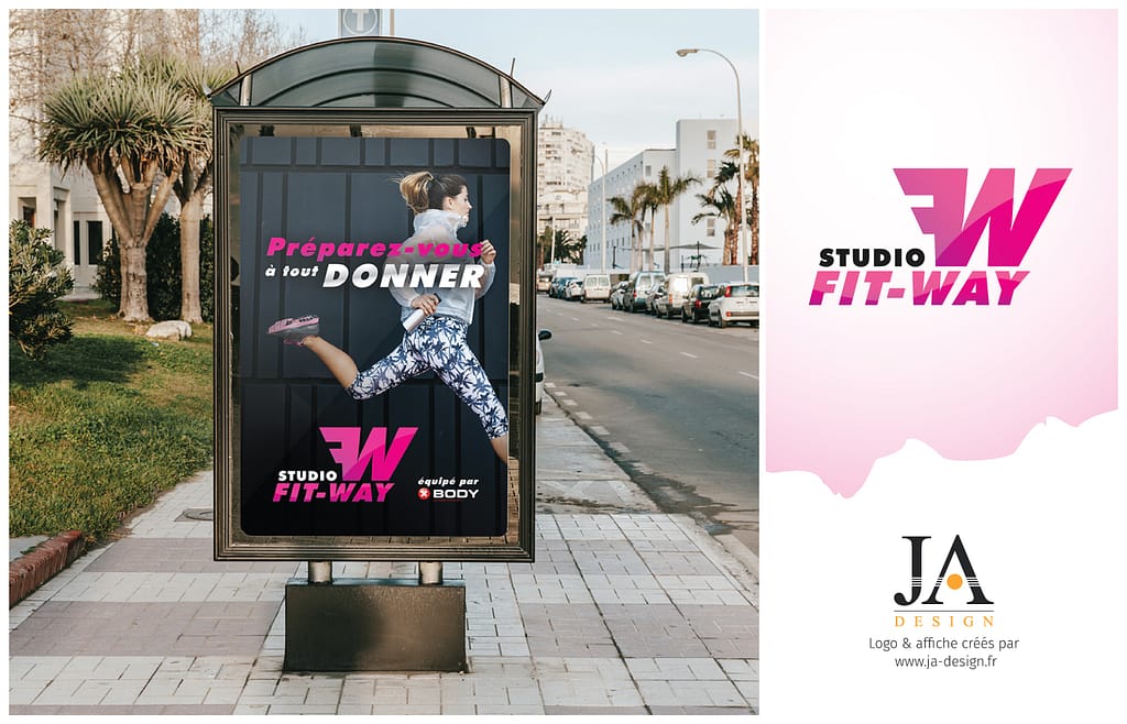 Création d'un logo pour un centre de fitness FITWAY