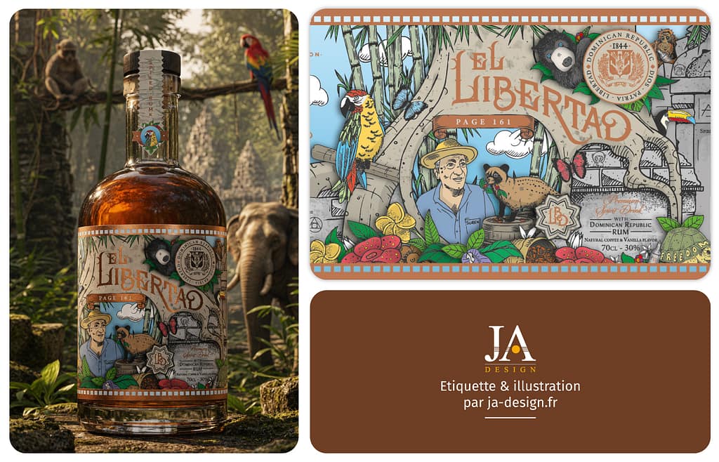 etiquette rhum illustree el libertad page 161