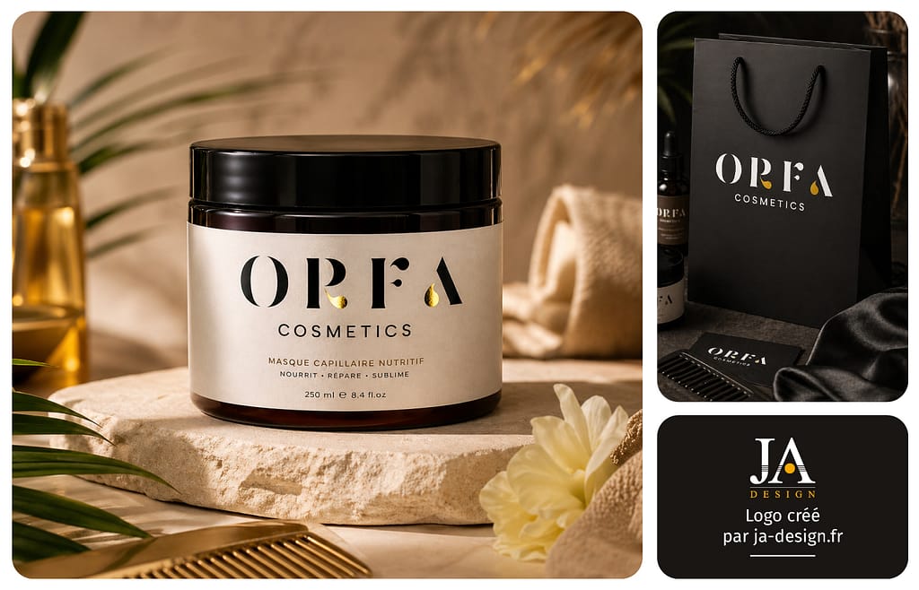 logo et packaging produit capillaire