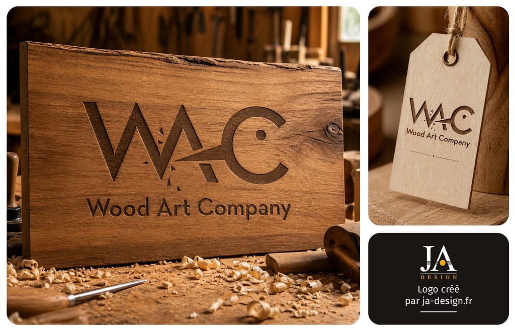 logo WAC artisan bois