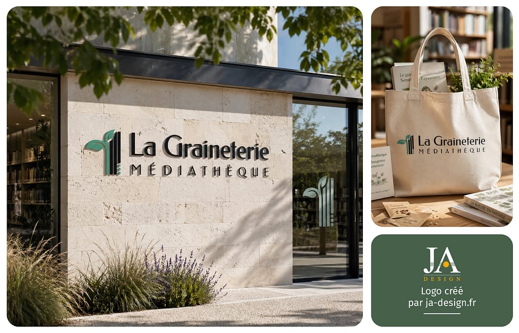 logo médiathèque moderne la Graineterie
