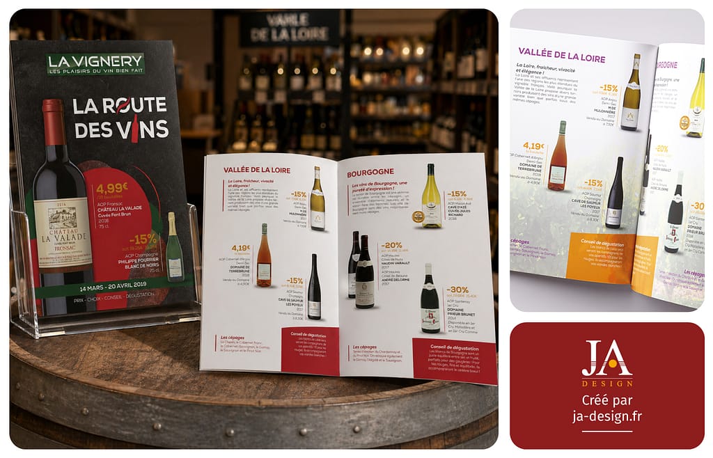 catalogue produits la route des vins à Bordeaux