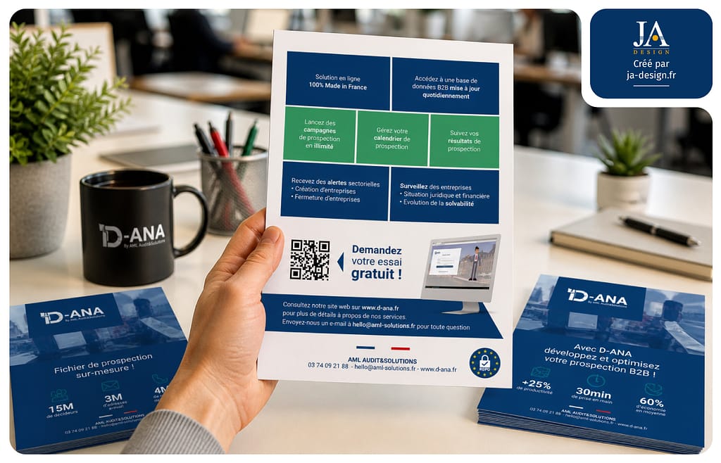 flyer startup D-ANA à Bordeaux