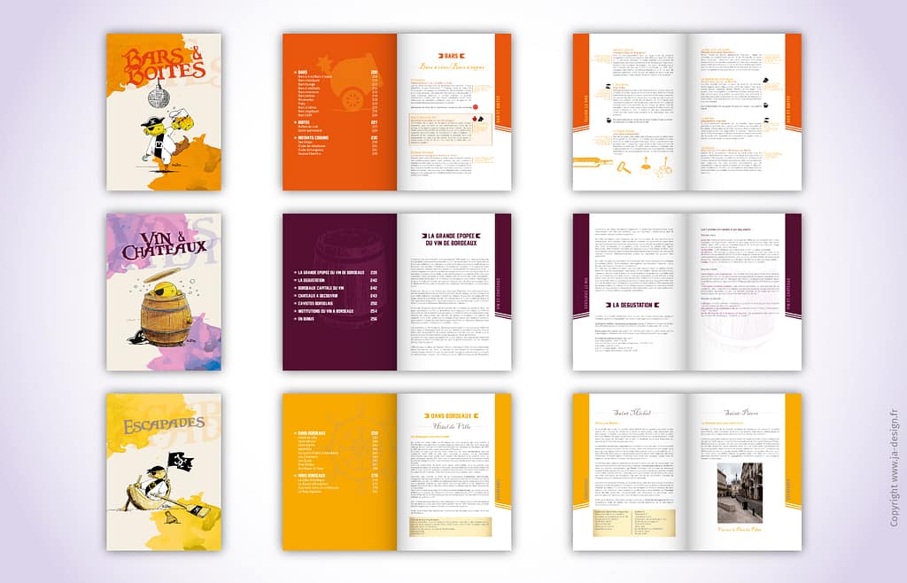 mise en page livret étudiant par JA Design graphiste à Bordeaux