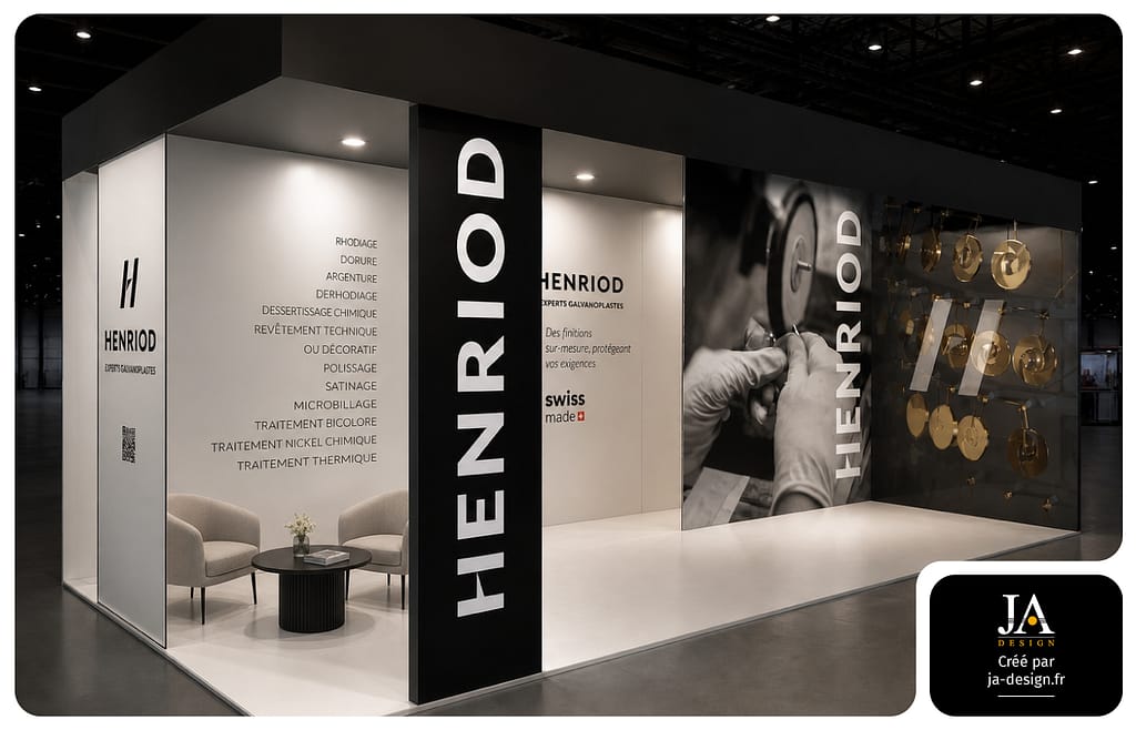 habillage stand exposition galvanoplastie HENRIOD à Bordeaux