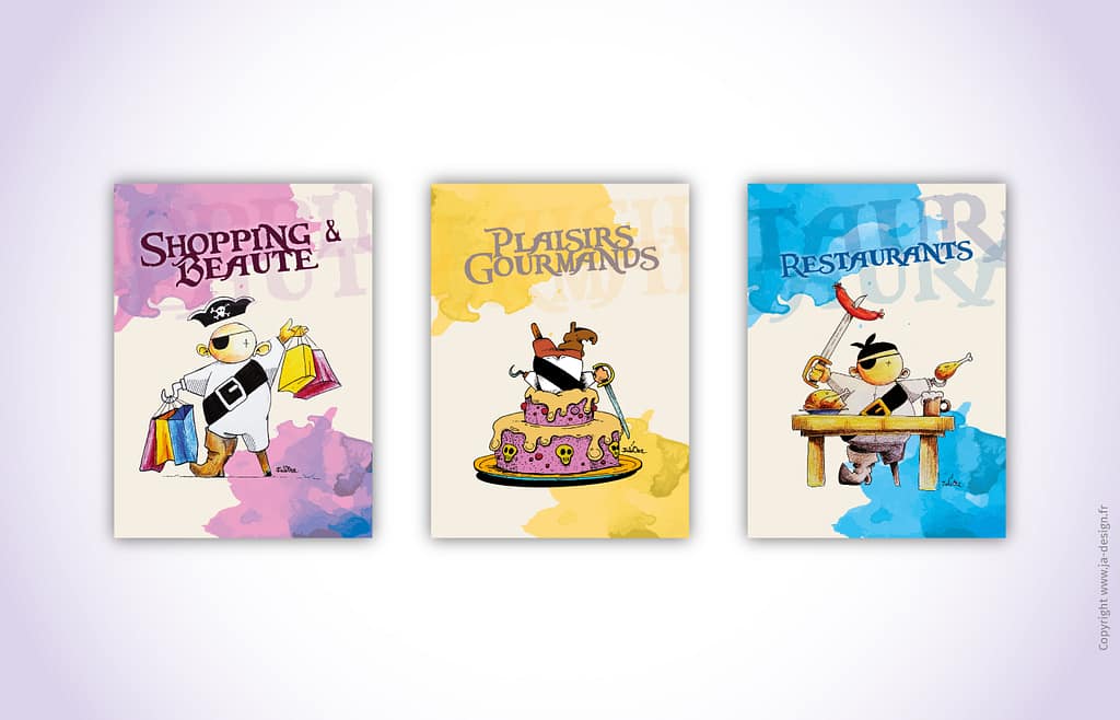 illustrations guide Bordeaux par JA Design graphiste