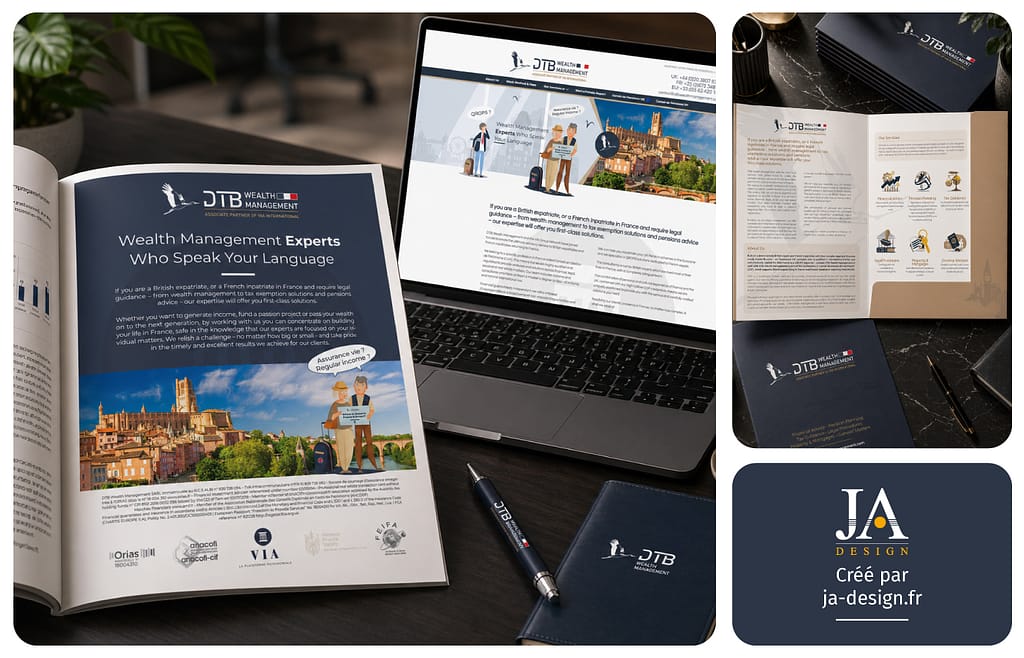 insertion presse publicité gestion de patrimoine DTB à Bordeaux