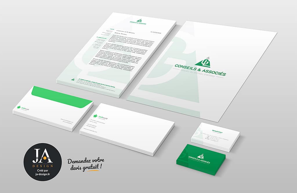 Création Logo et Charte Graphique sur Mesure pour Votre Entreprise GL Conseils par JA Design