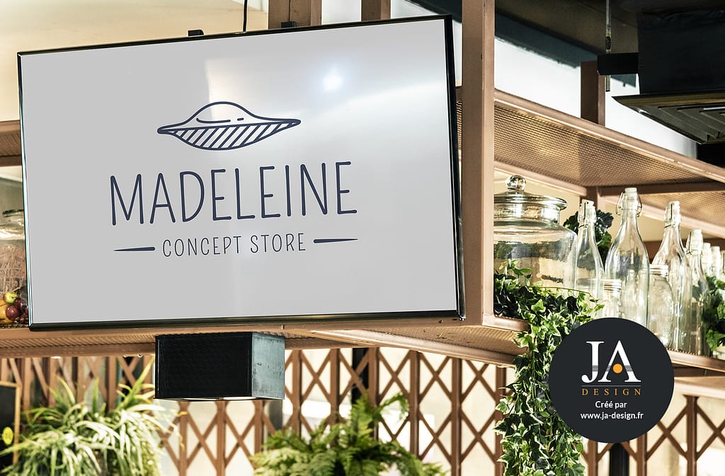 Création d'un logo pour Madeleine Concept