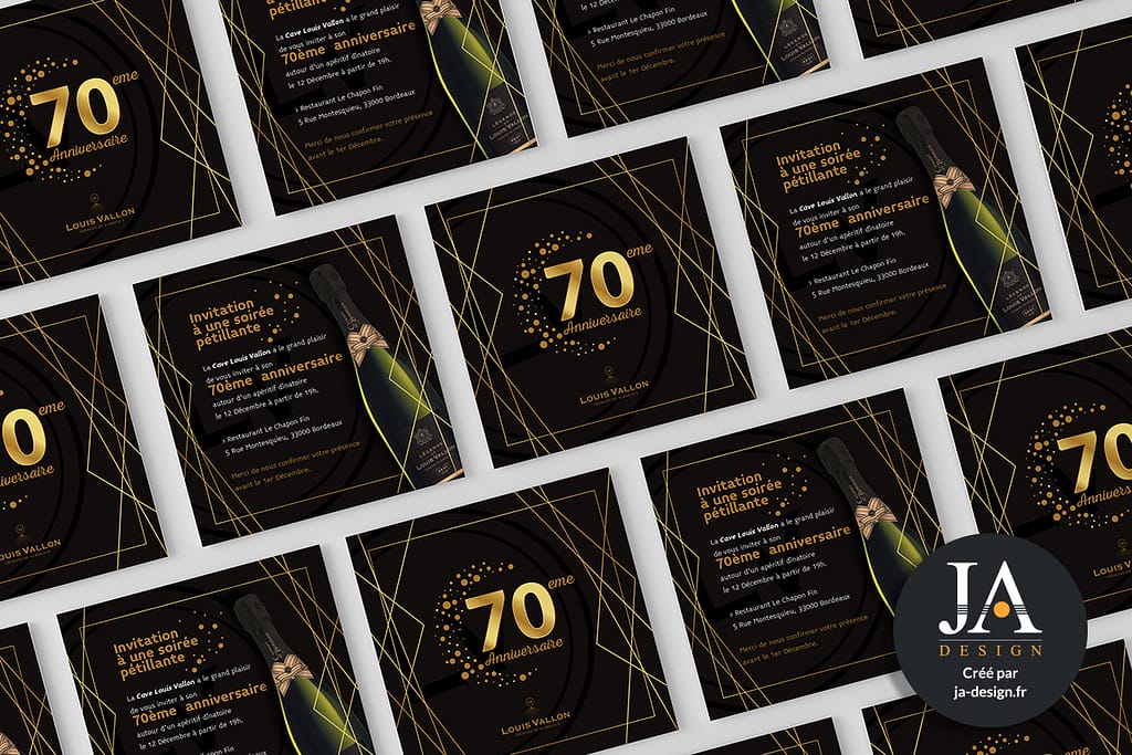 Creation carton invitation