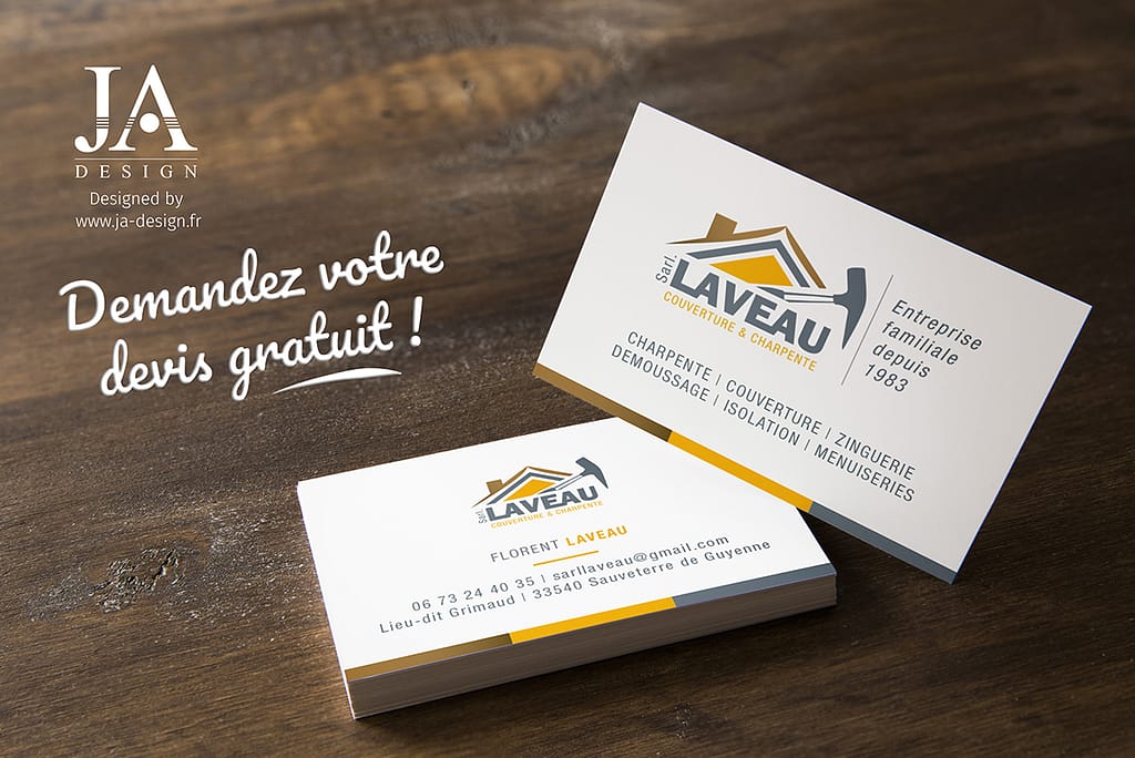 Identité visuelle - LAVEAU - Toiture & Charpente