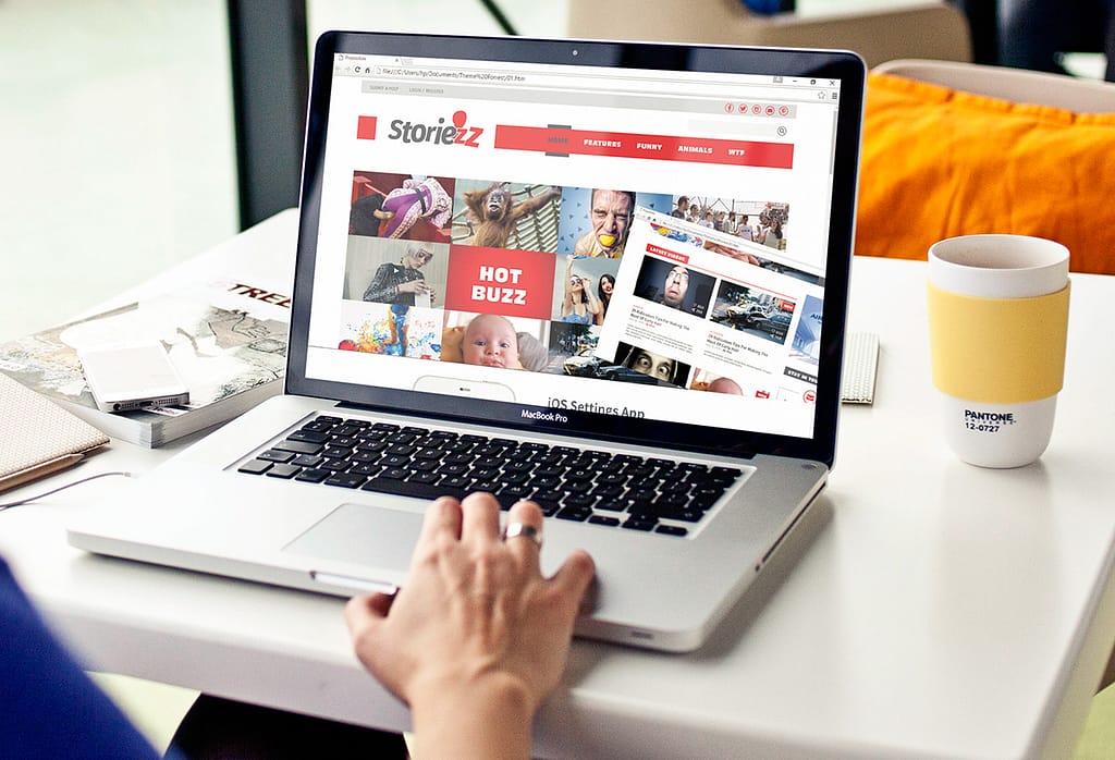 Création d'une maquette de site internet pour une plateforme de partage de vidéos