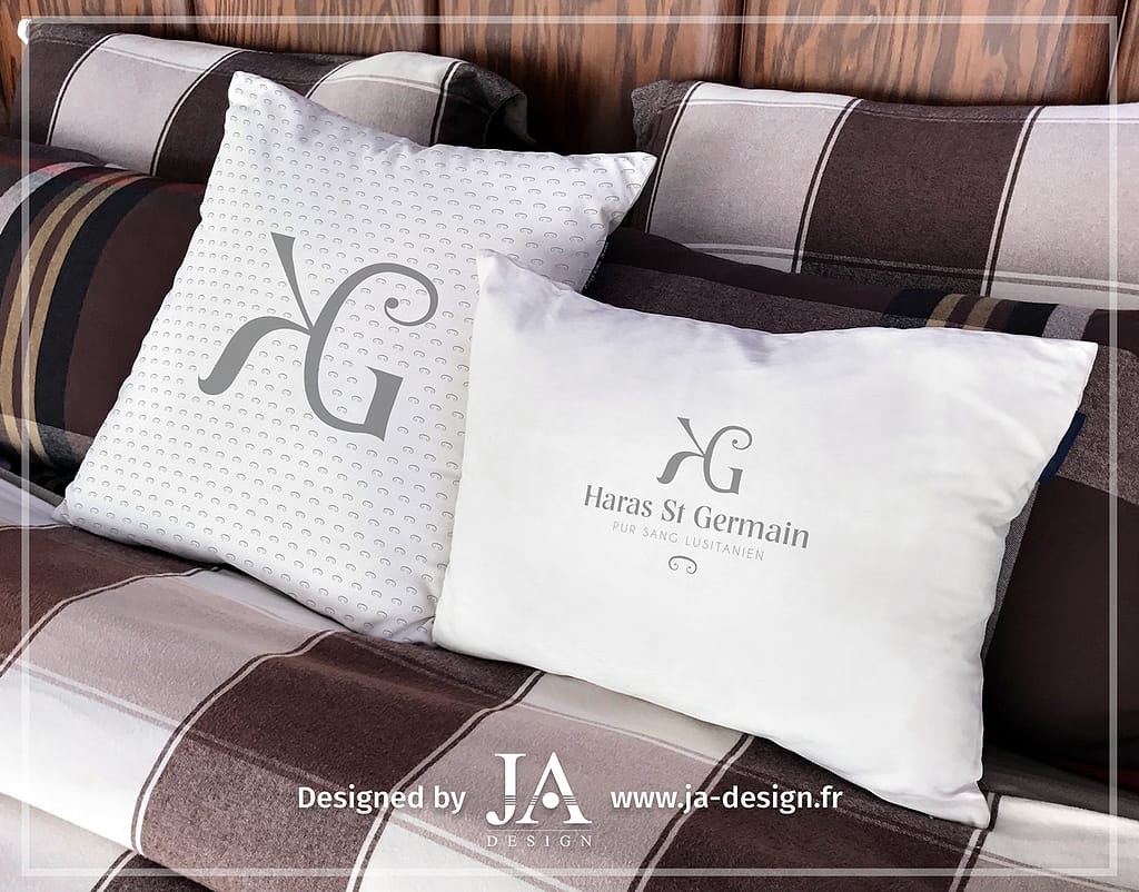 Création d'un logo monogramme KG