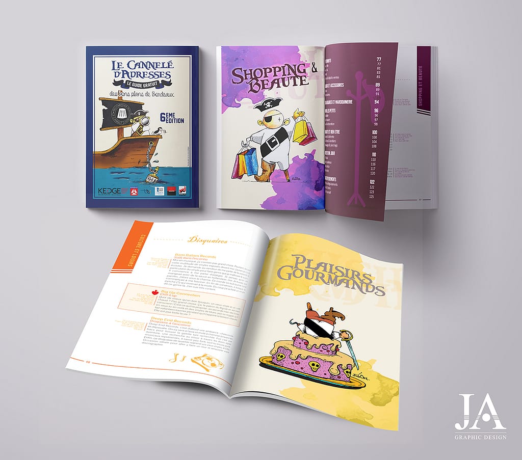 Mise en page d'un guide de 300 pages