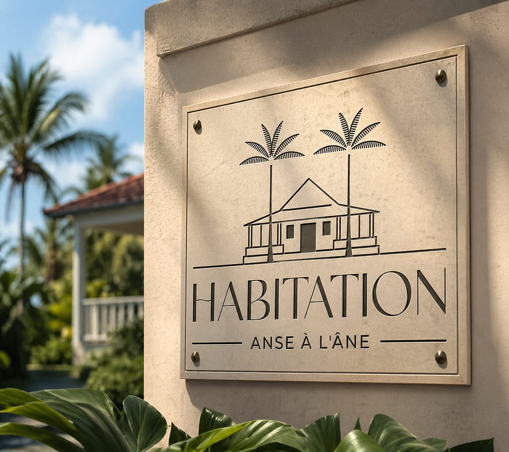 logo HABITATION pour un hotel par JA Design graphiste à Bordeaux