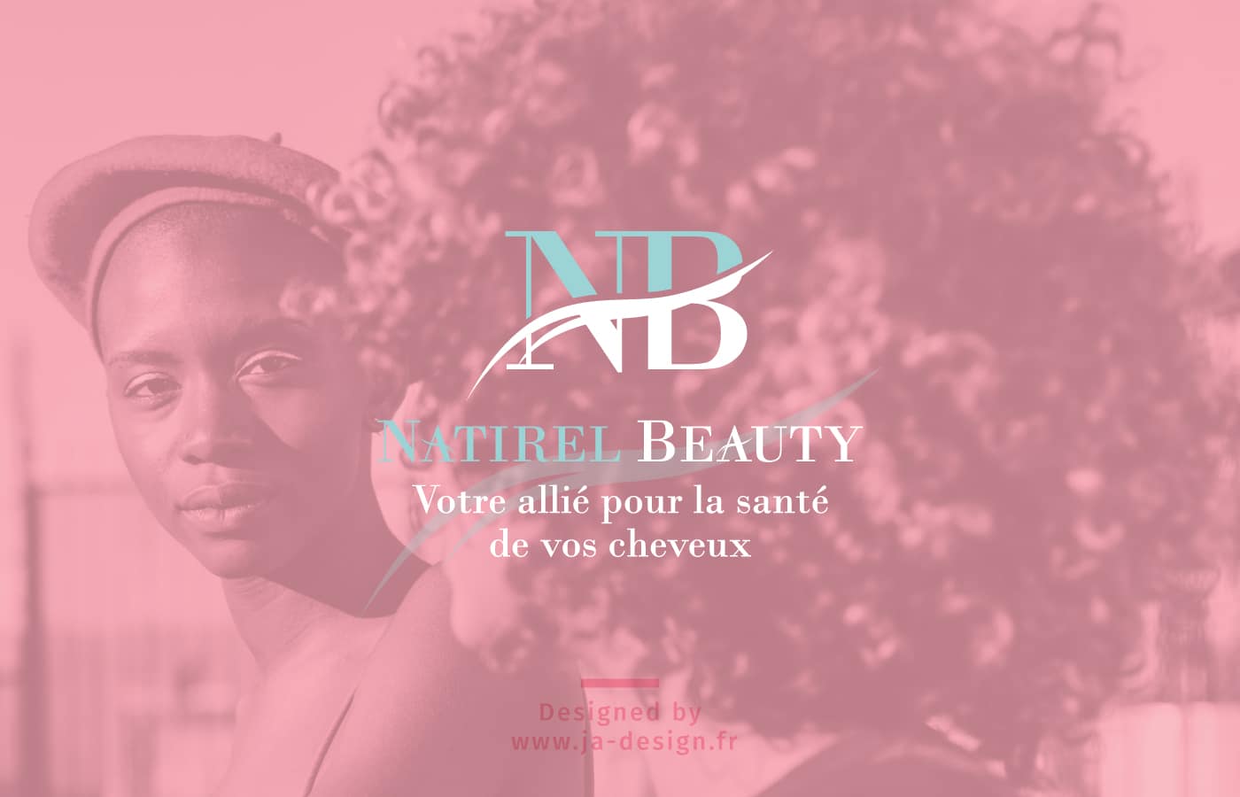 création logo produits capillaires par JA Design graphiste à Bordeaux