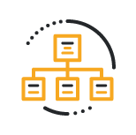 pictogramme organisation contenus web par JA Design graphiste à Bordeaux