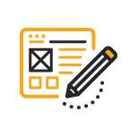 pictogramme design site internet par JA Design graphiste à Bordeaux