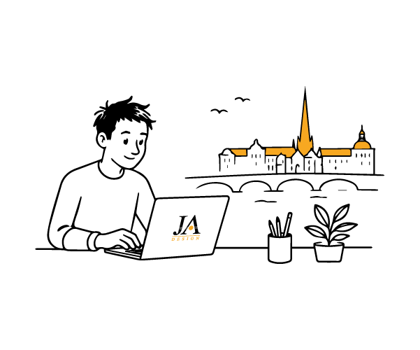 illustration Bordeaux JA Design