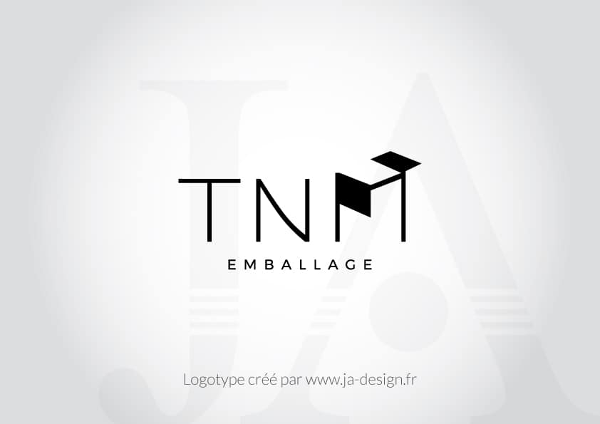 Création d'un logo pour TNM emballage